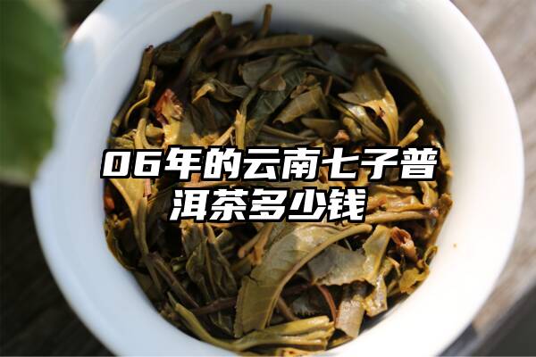 06年的云南七子普洱茶多少钱