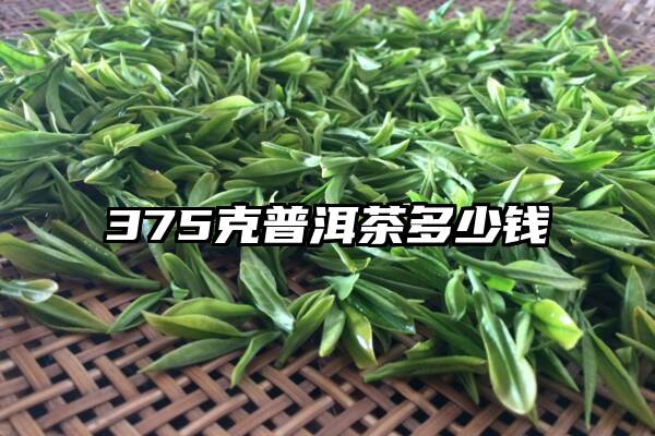 375克普洱茶多少钱