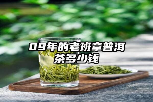 09年的老班章普洱茶多少钱