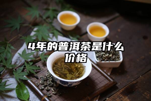 4年的普洱茶是什么价格