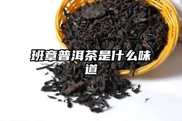 班章普洱茶是什么味道