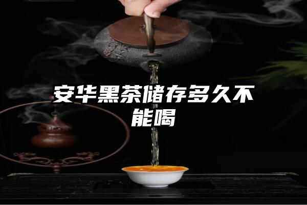 安华黑茶储存多久不能喝