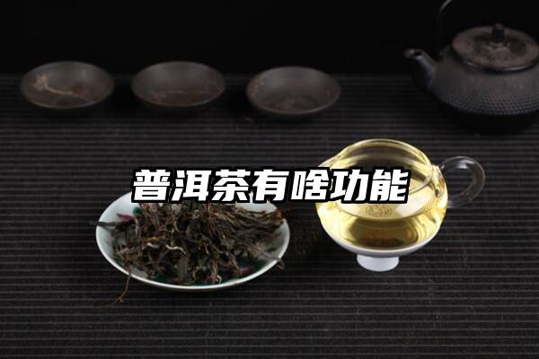 普洱茶有啥功能