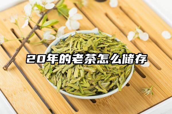 20年的老茶怎么储存