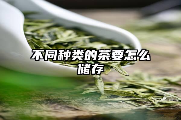 不同种类的茶要怎么储存