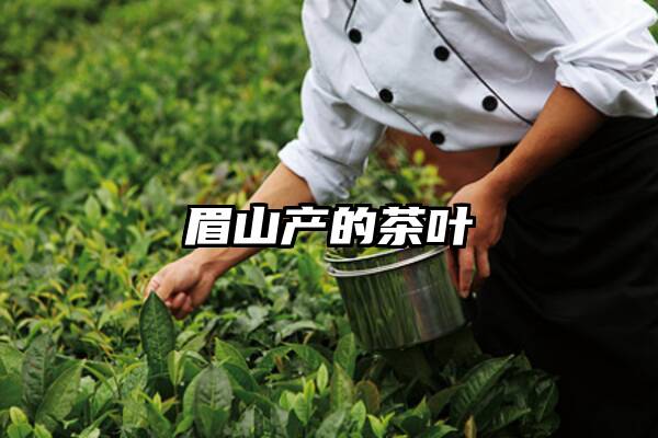 眉山产的茶叶