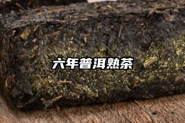 六年普洱熟茶