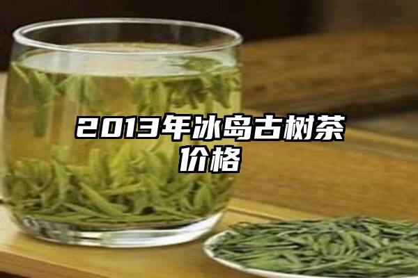 2013年冰岛古树茶价格