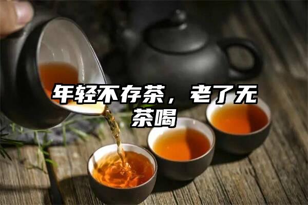 年轻不存茶，老了无茶喝