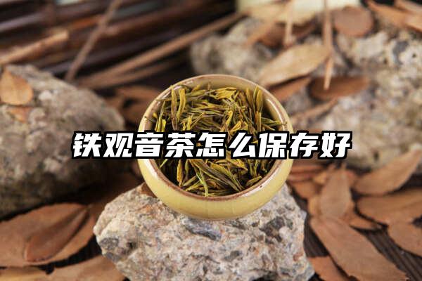 铁观音茶怎么保存好