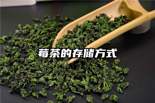 莓茶的存储方式