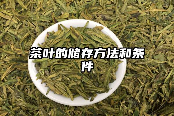 茶叶的储存方法和条件