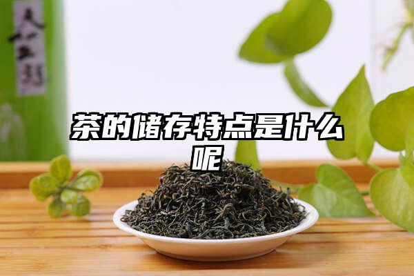 茶的储存特点是什么呢