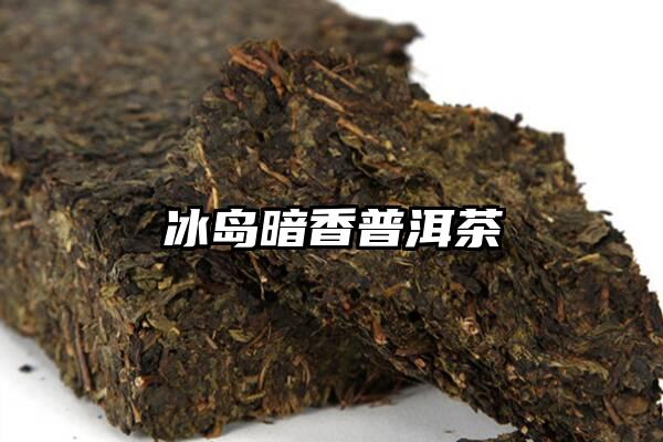 冰岛暗香普洱茶