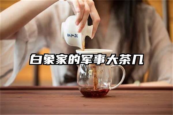 白象家的军事大茶几