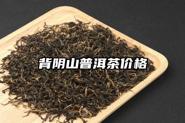 背阴山普洱茶价格