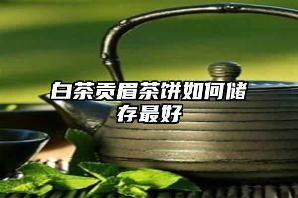 白茶贡眉茶饼如何储存最好