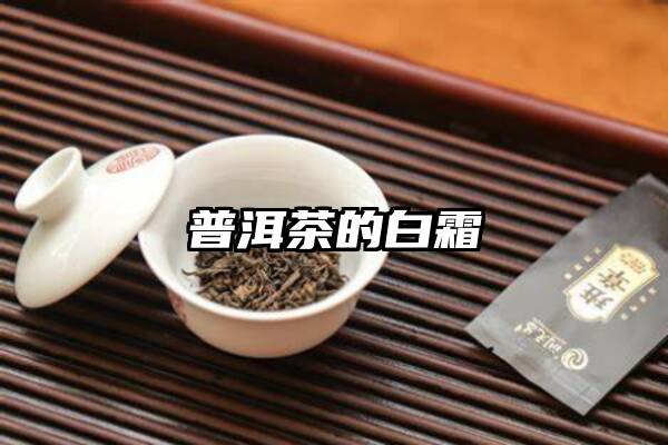 普洱茶的白霜