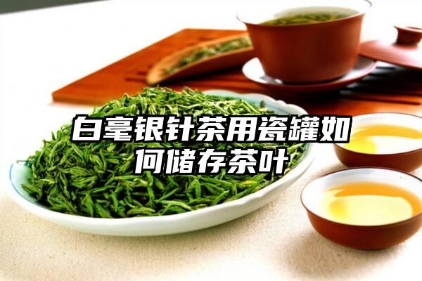 白毫银针茶用瓷罐如何储存茶叶