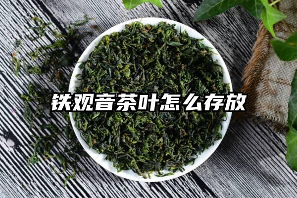 铁观音茶叶怎么存放