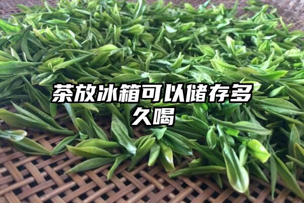 茶放冰箱可以储存多久喝