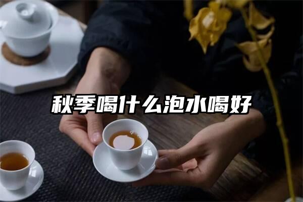 秋季喝什么泡水喝好