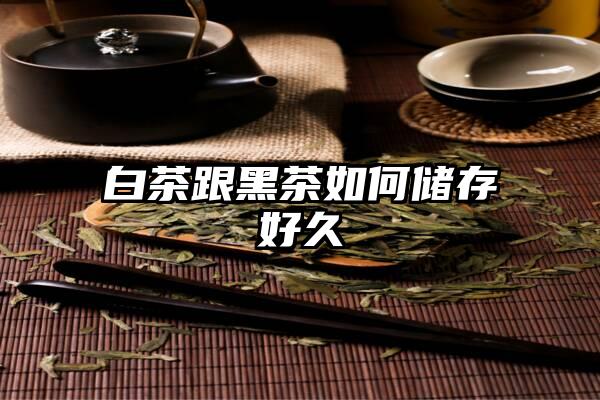 白茶跟黑茶如何储存好久