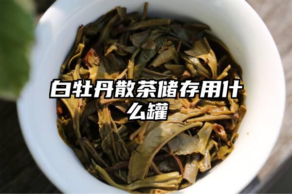 白牡丹散茶储存用什么罐