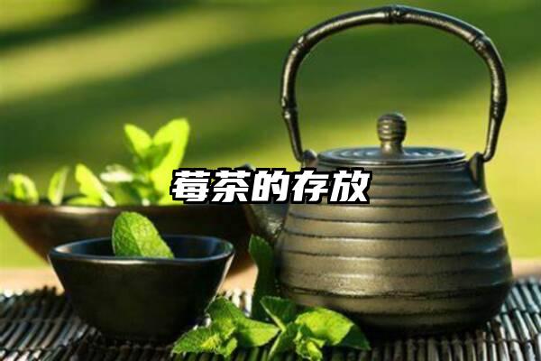 莓茶的存放