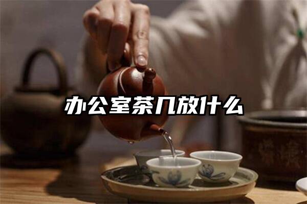 办公室茶几放什么