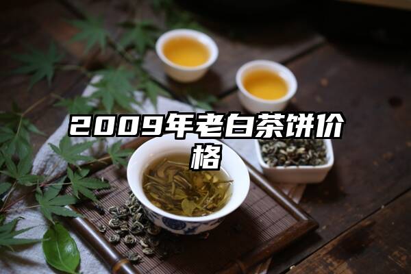 2009年老白茶饼价格