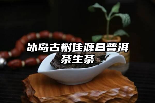 冰岛古树佳源昌普洱茶生茶