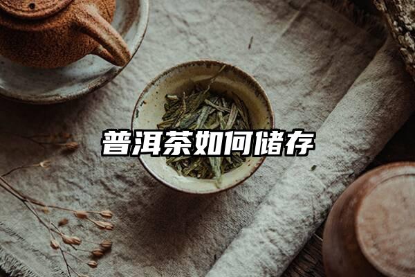 普洱茶如何储存