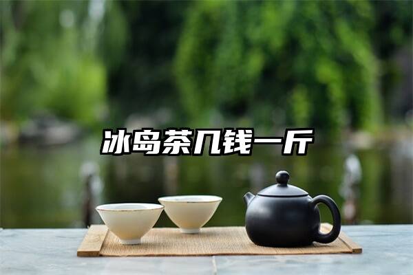 冰岛茶几钱一斤