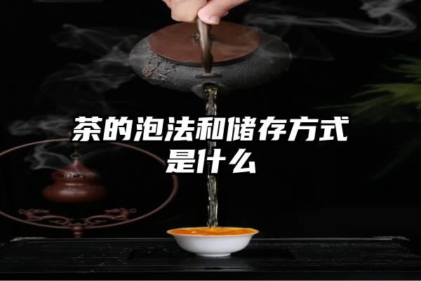 茶的泡法和储存方式是什么