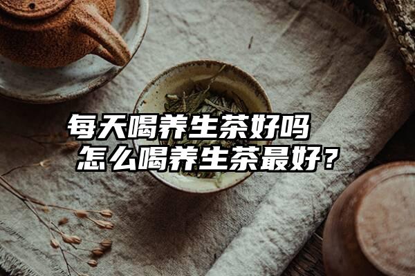 每天喝养生茶好吗  怎么喝养生茶最好？