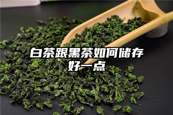 白茶跟黑茶如何储存好一点