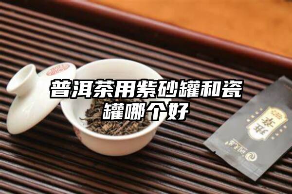 普洱茶用紫砂罐和瓷罐哪个好