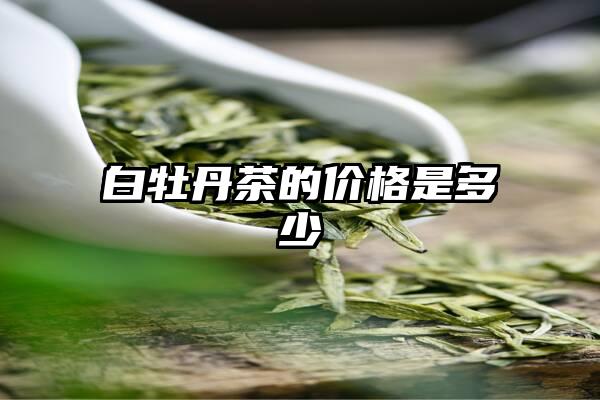 白牡丹茶的价格是多少