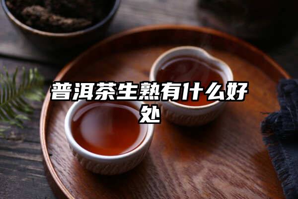 普洱茶生熟有什么好处