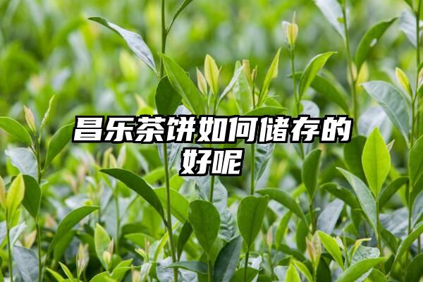 昌乐茶饼如何储存的好呢