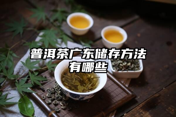 普洱茶广东储存方法有哪些