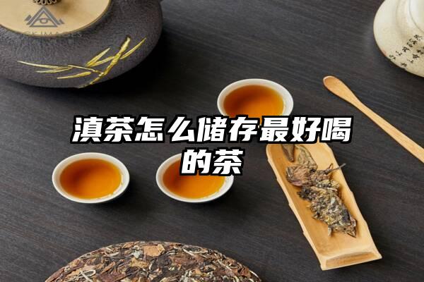 滇茶怎么储存最好喝的茶