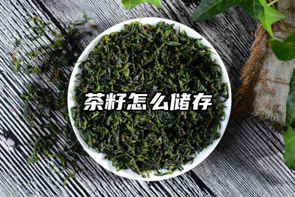 茶籽怎么储存