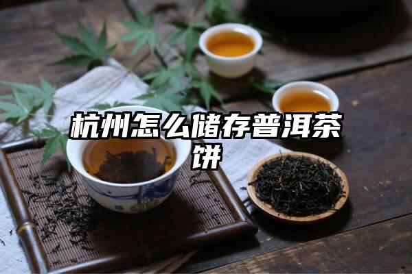 杭州怎么储存普洱茶饼
