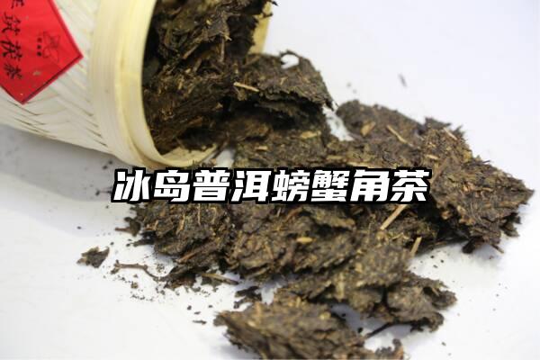 冰岛普洱螃蟹角茶