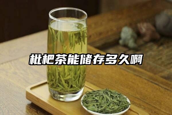 枇杷茶能储存多久啊