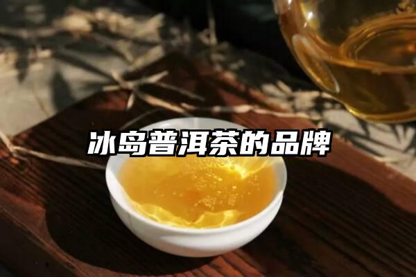 冰岛普洱茶的品牌