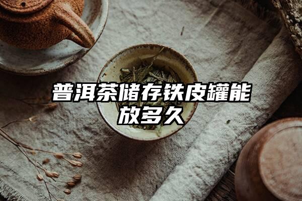 普洱茶储存铁皮罐能放多久