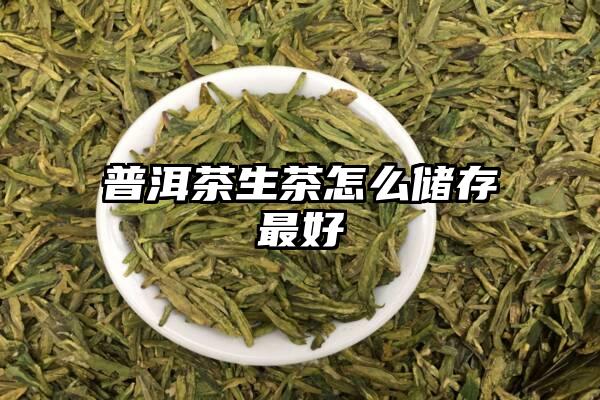 普洱茶生茶怎么储存最好